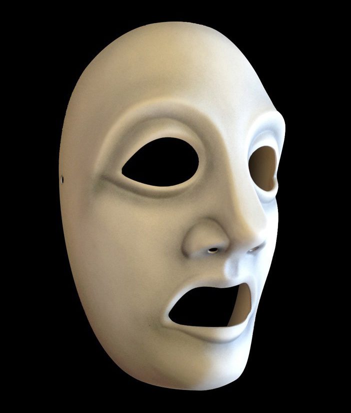 Strangeface Masks Greek Theatre Mask