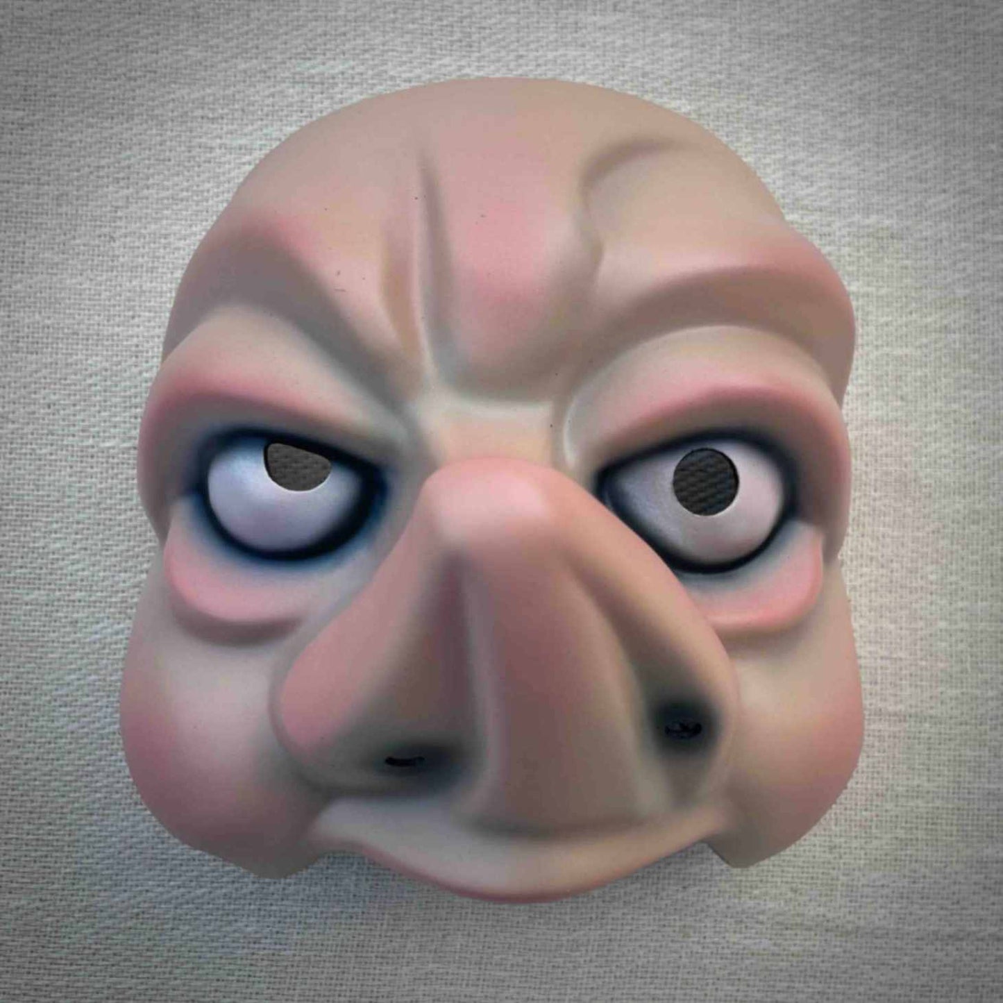 Trickster Character Half Mask Front View Light Skin Tone