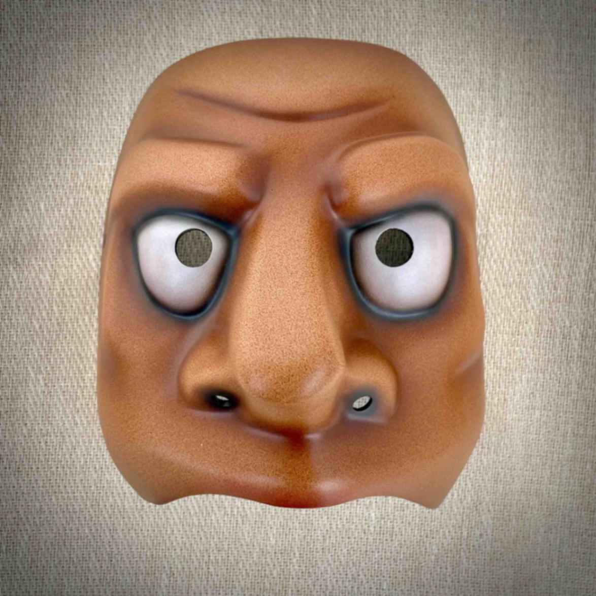 Avenger Character Half Mask Front View Mid Skin Tone