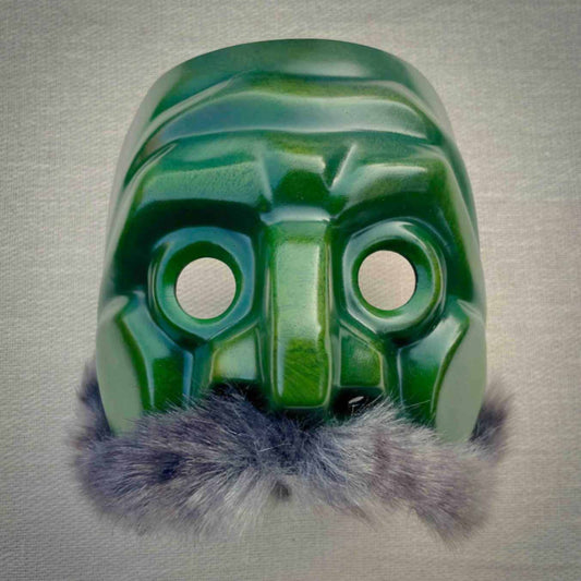 Brighella Commedia dell'Arte Theatre Mask Front View