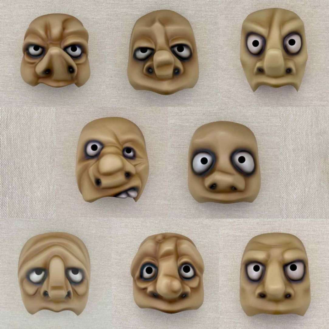 Strangeface Masks Character Theatre Masks