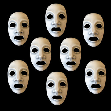 Greek Chorus Mask Set of Eight Masks