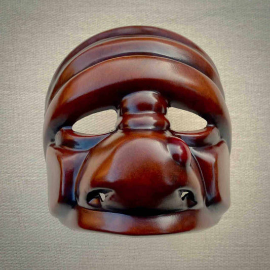 Hog Zanni Commedia dell'Arte Theatre Mask Front View