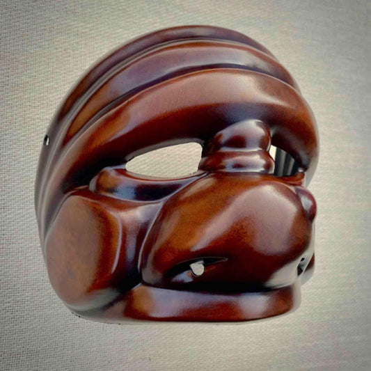 Hog Zanni Commedia dell'Arte Theatre Mask Side View