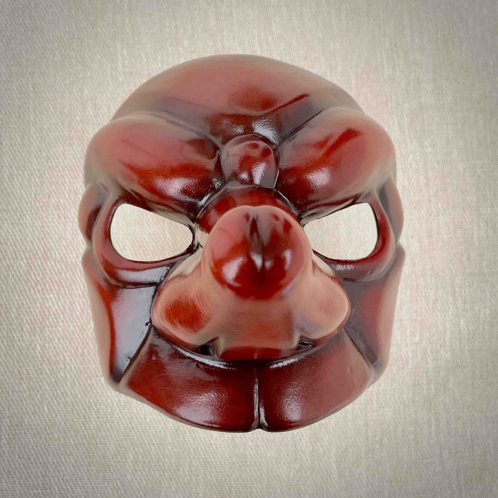Il Capitano Commedia dell'Arte Theatre Mask Front View