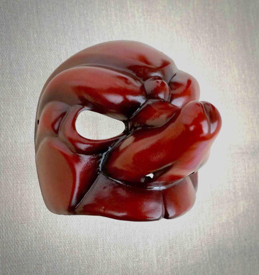 Il Capitano Commedia dell'Arte Theatre Mask Side View