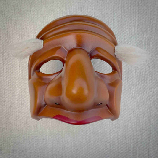 La Ruffiana Commedia dell'Arte Theatre Mask Front View