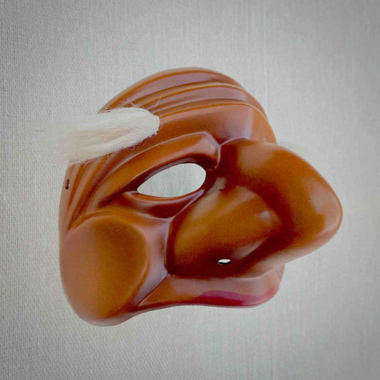 La Ruffiana Commedia dell'Arte Theatre Mask Side View