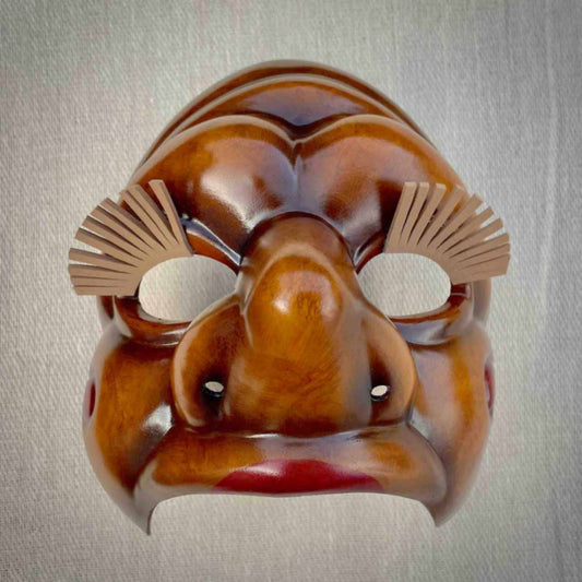 La Signora Commedia dell'Arte Theatre Mask Front View