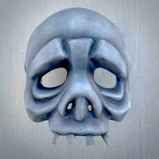 Morte Commedia dell'Arte Theatre Mask Front View