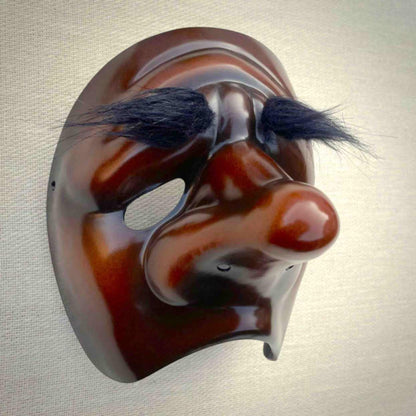 Mouse Zanni Commedia dell'Arte Theatre Mask Side View