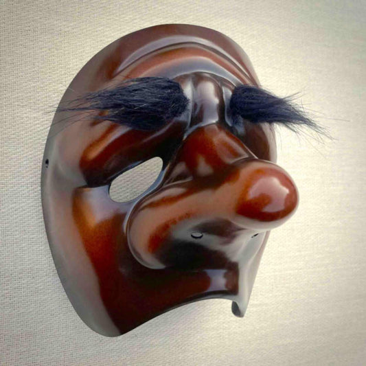 Mouse Zanni Commedia dell'Arte Theatre Mask Side View