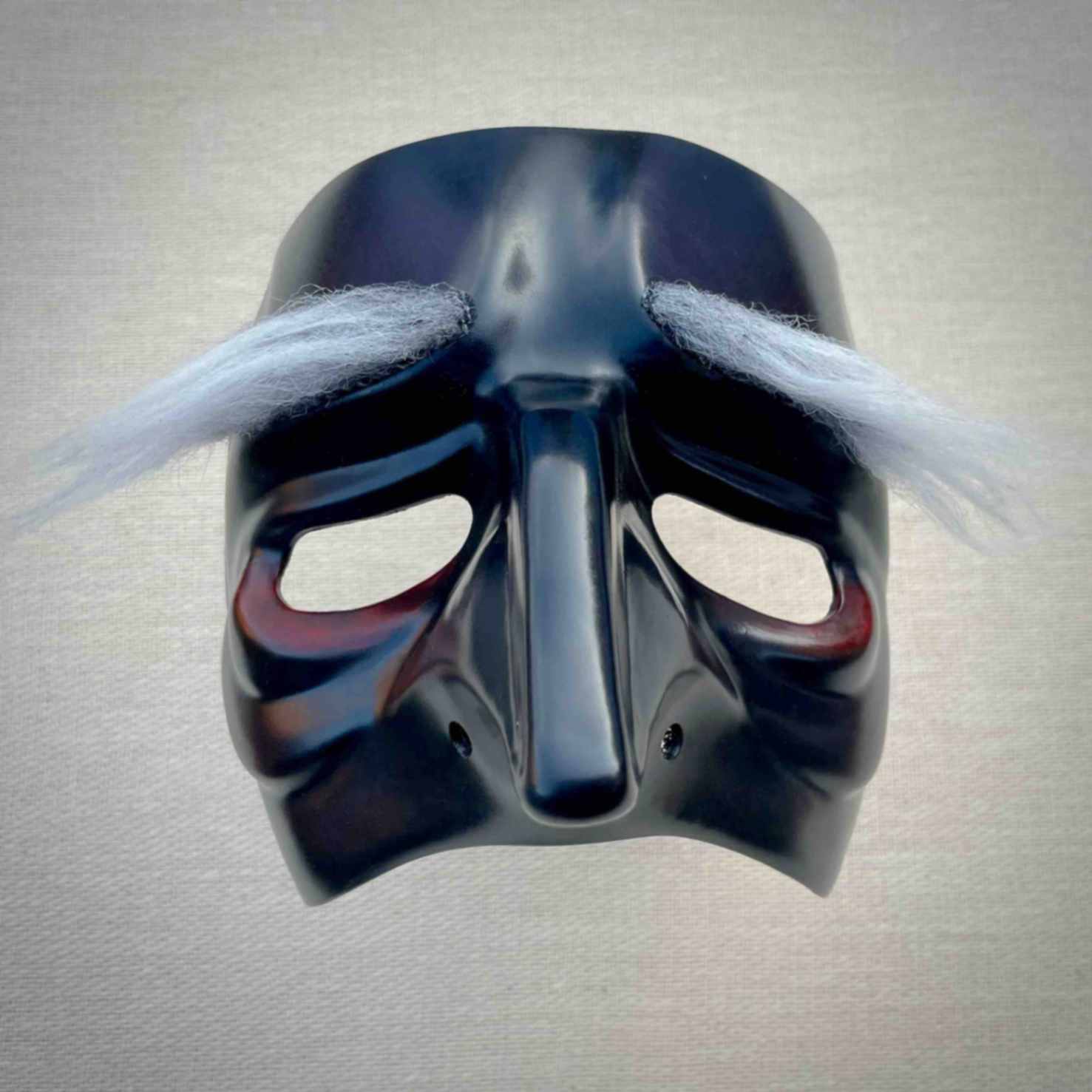 Pantalone Corvaccio Commedia dell'Arte Theatre Mask Front View