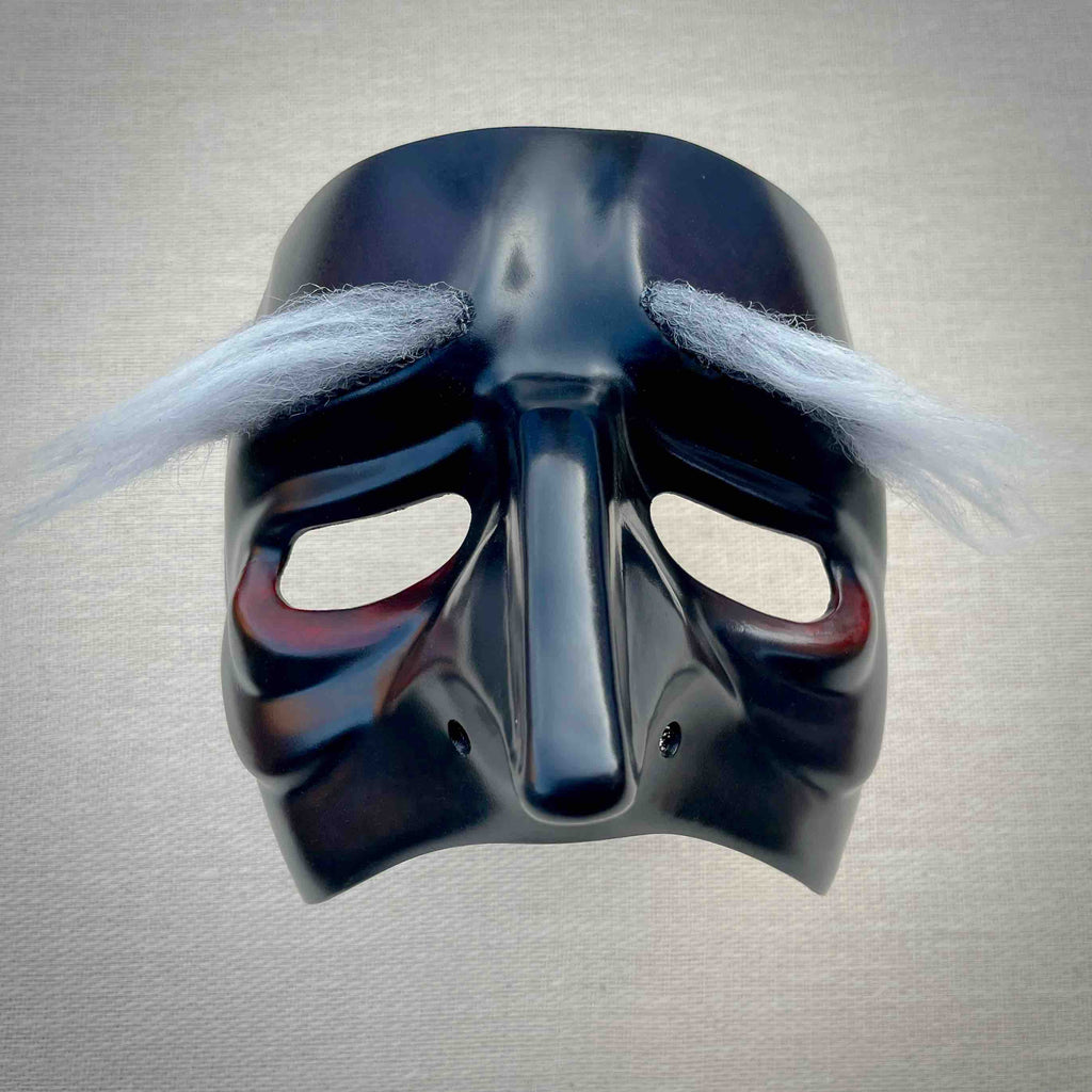 Pantalone Corvaccio Commedia dell'Arte Theatre Mask Front View