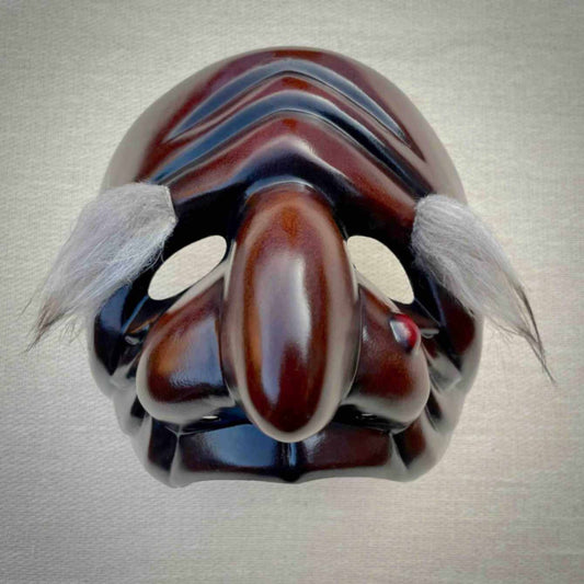 Pantalone Commedia dell'Arte Theatre Mask Front View
