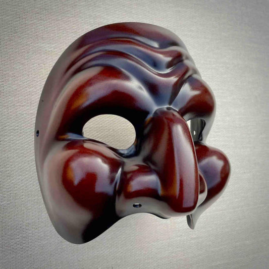 Pulcinella Commedia dell'Arte Theatre Mask Side View