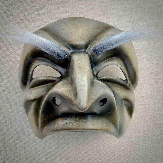 Strega Commedia dell'Arte Theatre Mask Front View