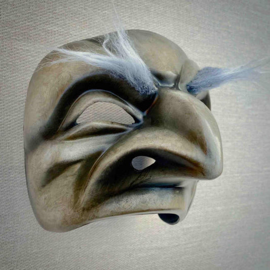Strega Commedia dell'Arte Theatre Mask Side View