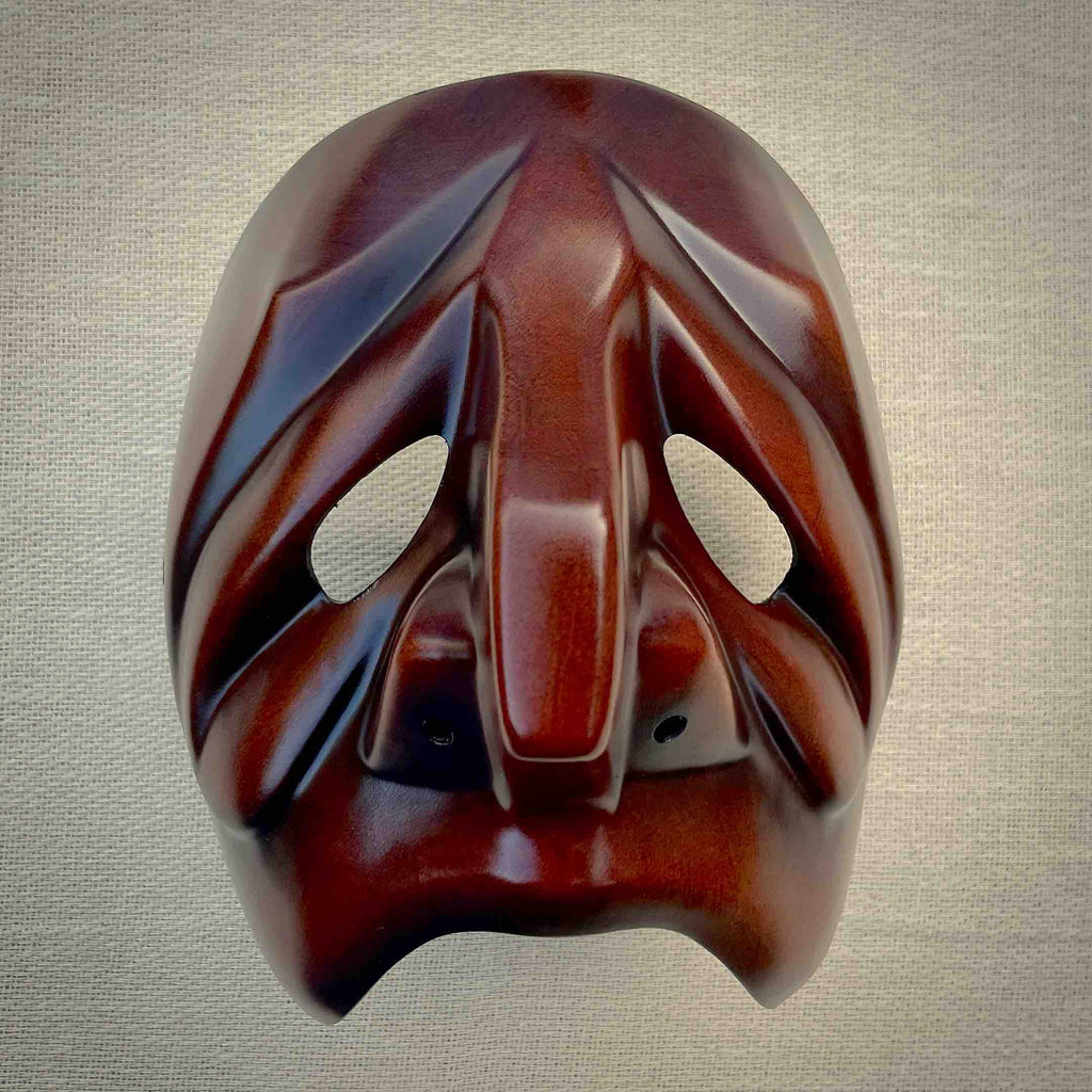 Tartaglia 1 Commedia dell'Arte Theatre Mask Front View