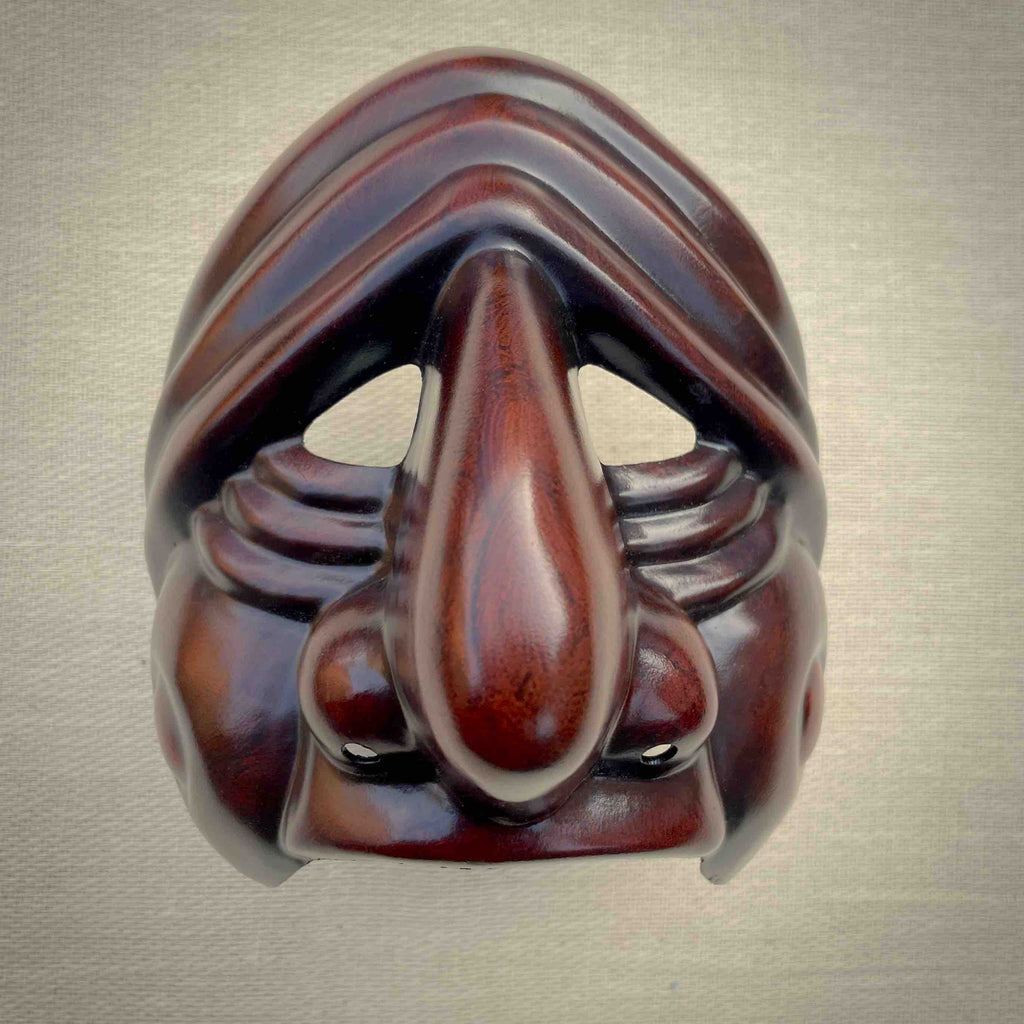 Targaglia 2 Commedia dell'Arte Theatre Mask Front View