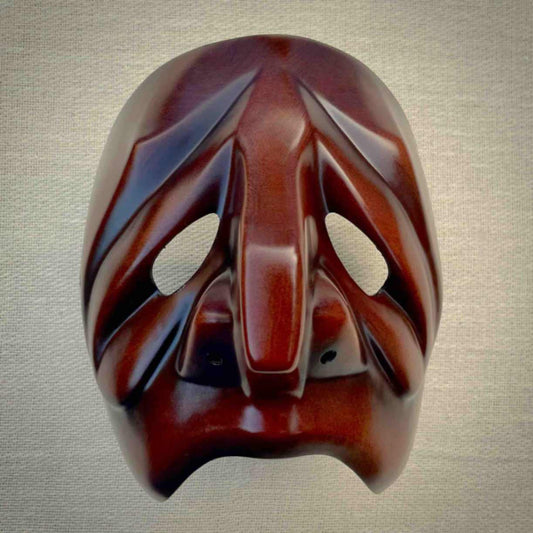 Tartaglia Commedia dell'Arte Theatre Mask Front View