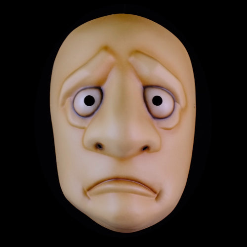 Tense Character Full Mask Neutral Tone